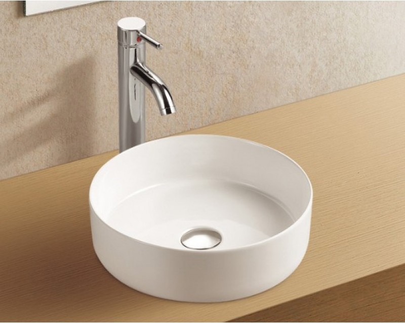 Приобрести раковина накладная azario 355*355*120 мм, белая глянцевая.