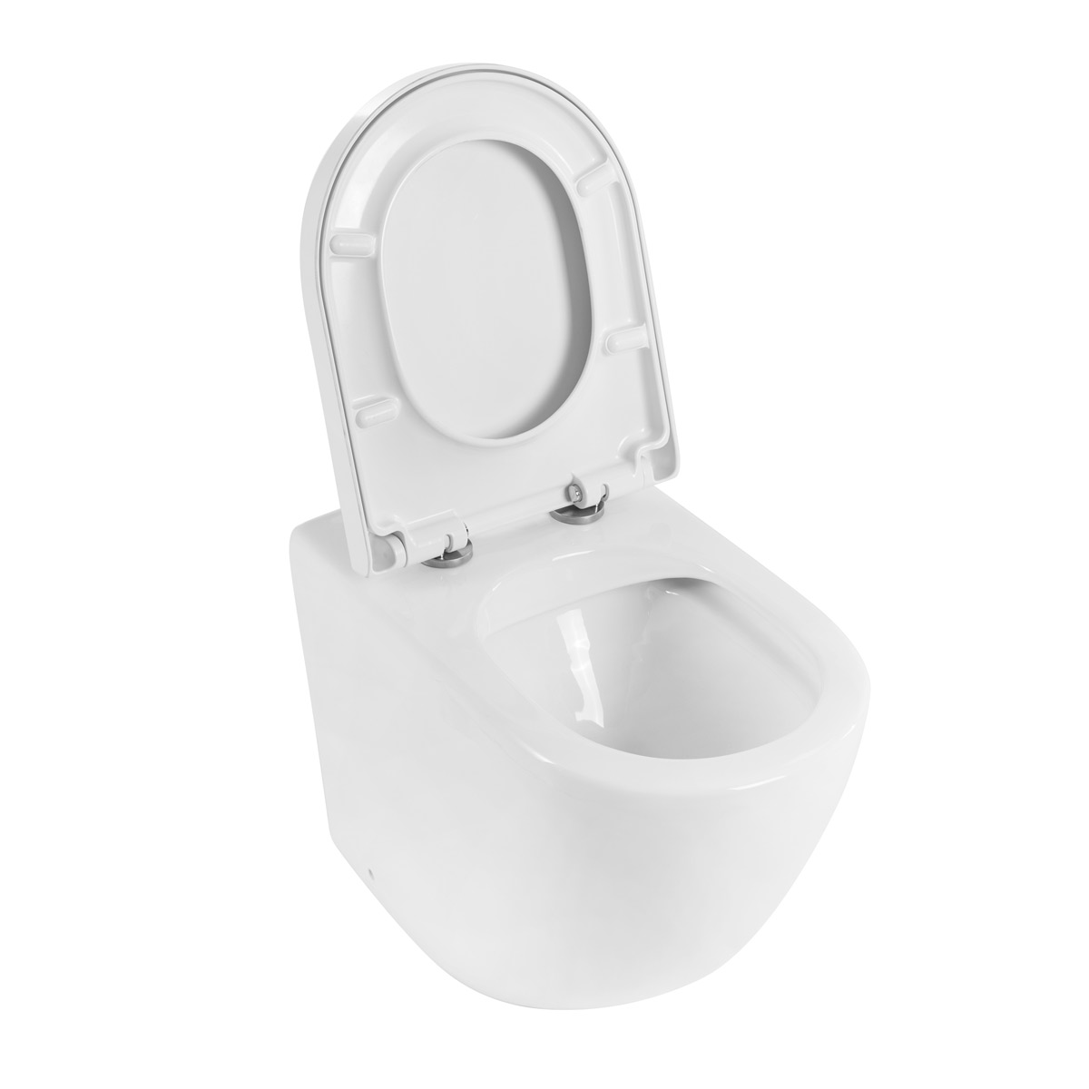 Приобрести belbagno унитаз безободковый приставной sfera-r с сиденьем дюропласт, микролифт, белый bb2141cbr/bb865sc