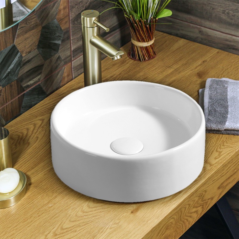 Приобрести azario раковина накладная  35х35 см, белая az-4361