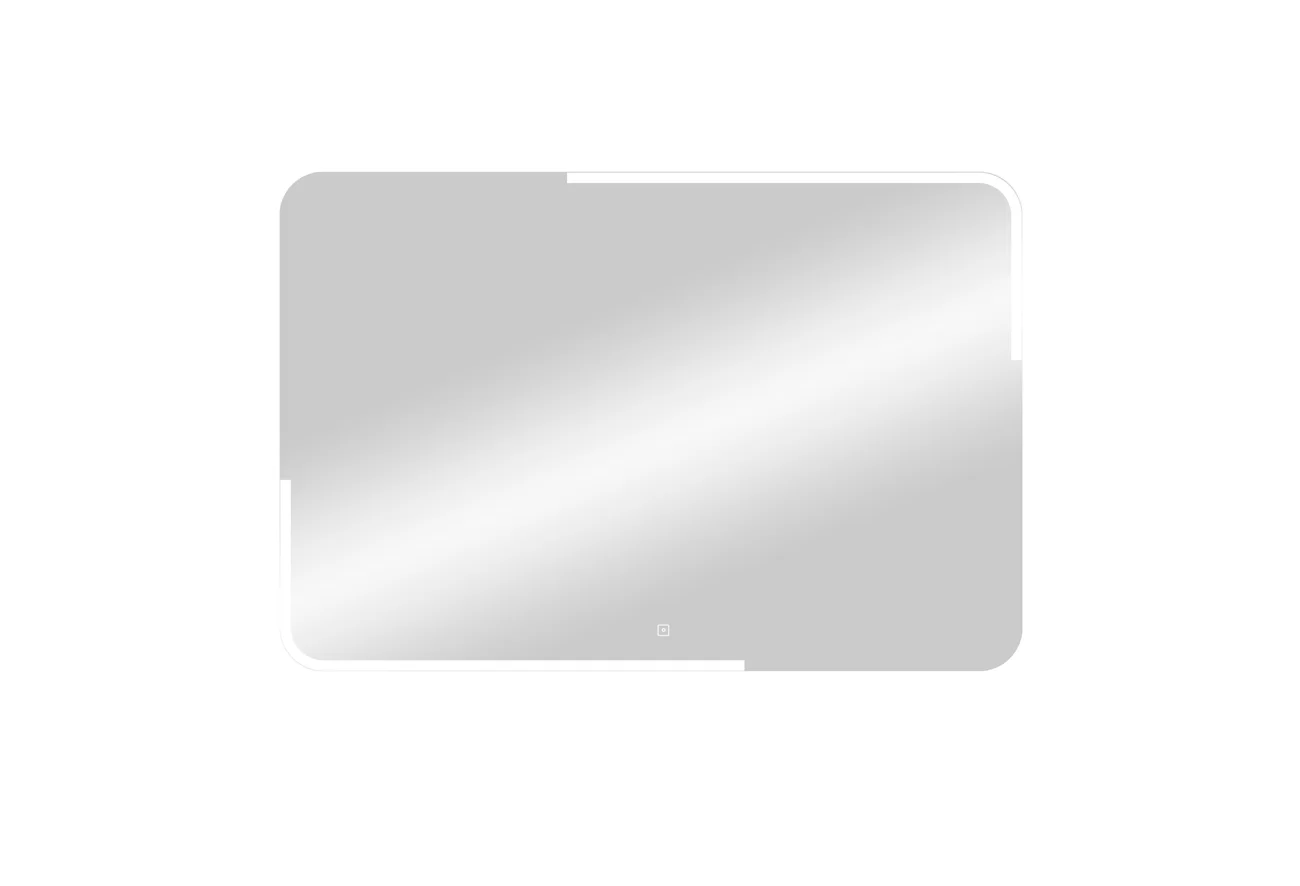 Приобрести continent зеркало с подсветкой raison 80х60 см, белое