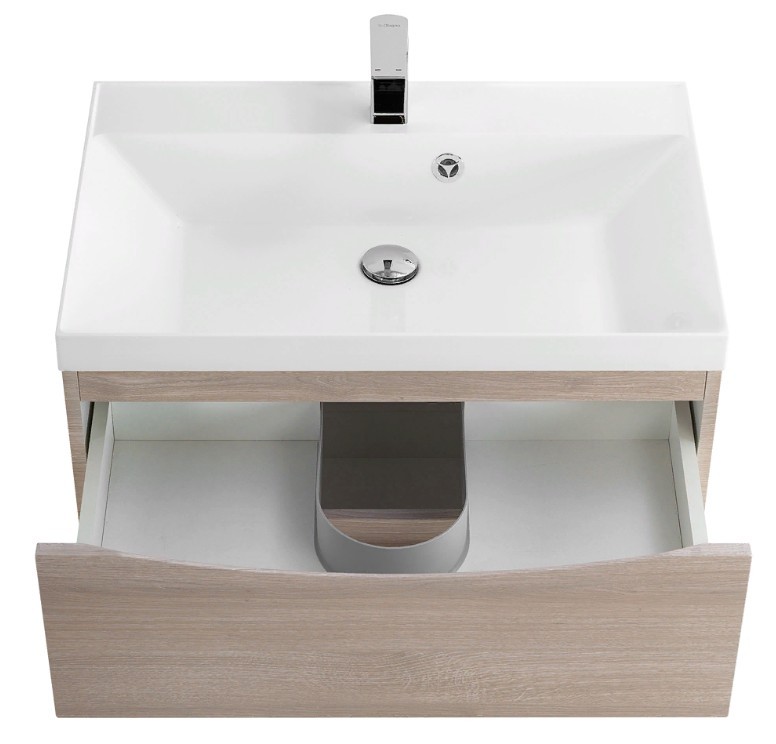 Приобрести тумба подвесная с раковиной belbagno marino-600-2c-so-rg-p 60 см, rovere grigio