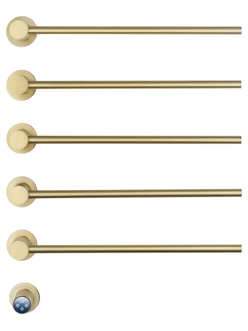 Приобрести полотенцесушитель электрический встраиваемый wonzon & woghand münchen, брашированное золото (ww-a355-bg)