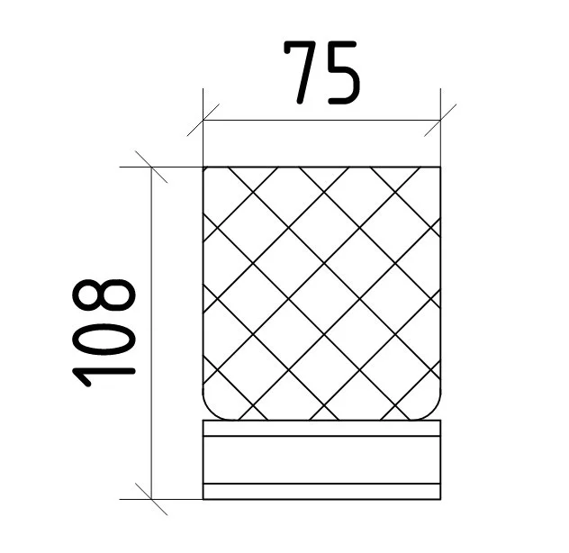 Приобрести boheme стакан для зубных щеток royale cristal, хром\черный 10931-cr-b