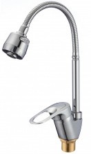 Savol Смеситель для кухни 286мм, гибкий излив, хром S-T4304