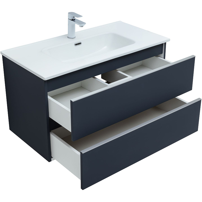 Приобрести aquanet тумба с раковиной вега 90 см, маренго