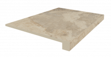 Ступень Coliseumgres Verona бежевая 33х45см, фронтальная, натуральная
