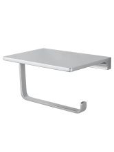 Держатель для туалетной бумаги с полкой WONZON & WOGHAND ECLIPSE, Хром (WW-9126-CR)