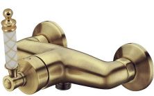 Boheme Смеситель для душа Vogue, бронза\белый 204-MR-W