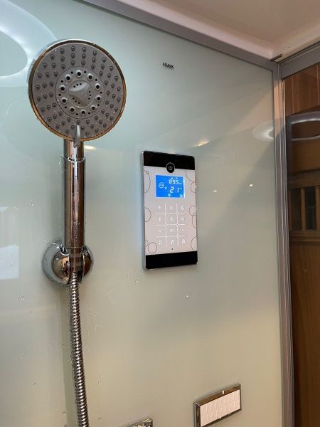 Приобрести frank душевая кабина f503-1, прямоугольная, пристенная