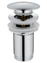 Донный клапан для раковины 1 1/4 WONZON & WOGHAND, Хром (WW-88SS09-CR)