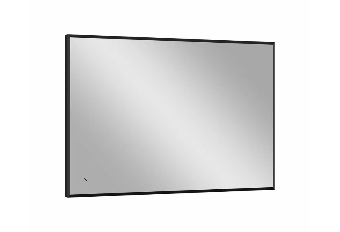 Приобрести continent зеркало с подсветкой meridian black 100х70 см, черное