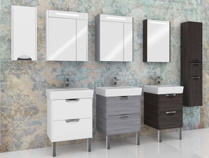 Приобрести тумба напольная под раковину акватон сильва 60 см, дуб фьорд 1a211801siw60 