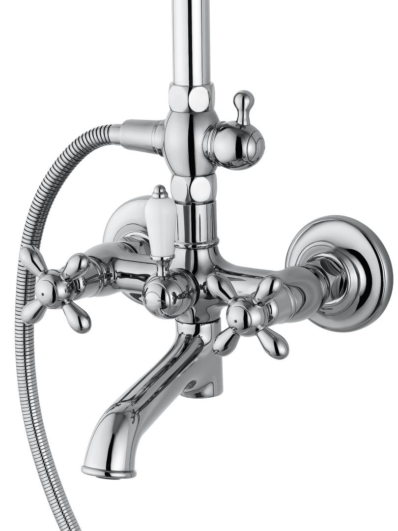 Приобрести душевая система wonzon & woghand retro, хром (ww-88739020-cr)