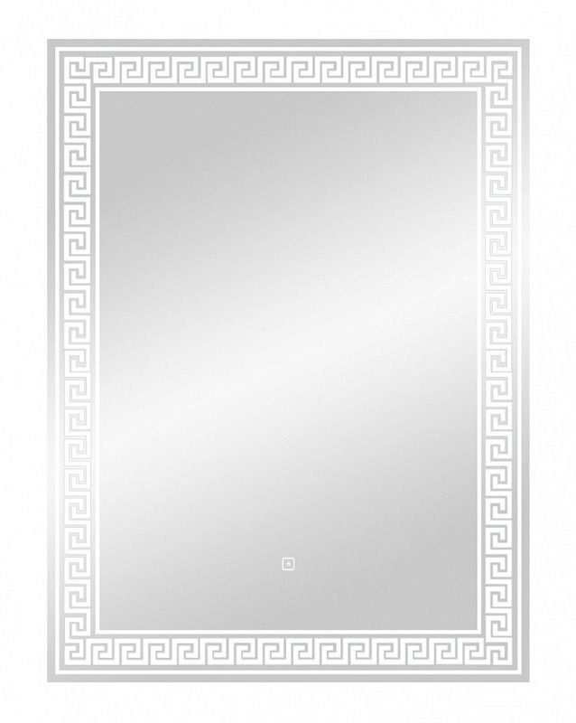 Приобрести continent зеркало с подсветкой apollo 70х90 см, сенсорный включатель, белое