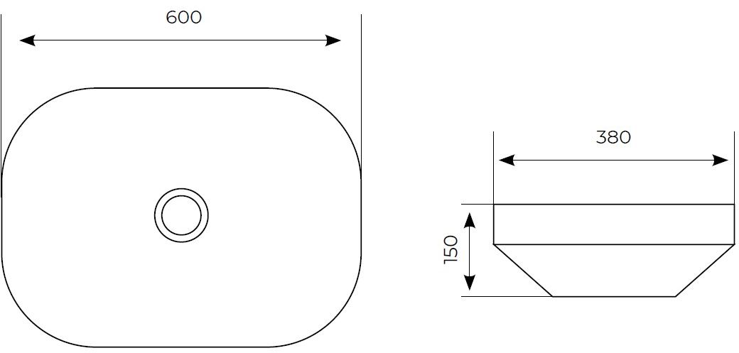 Приобрести aquanet раковина elegant-3 60х38 см, белая