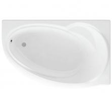 Акриловая ванна асимметричная Aquatek Бетта R 150x95 см