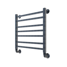 Veconi Полотенцесушитель водяной Vero-A 50х60 см, графит V6050GR-A