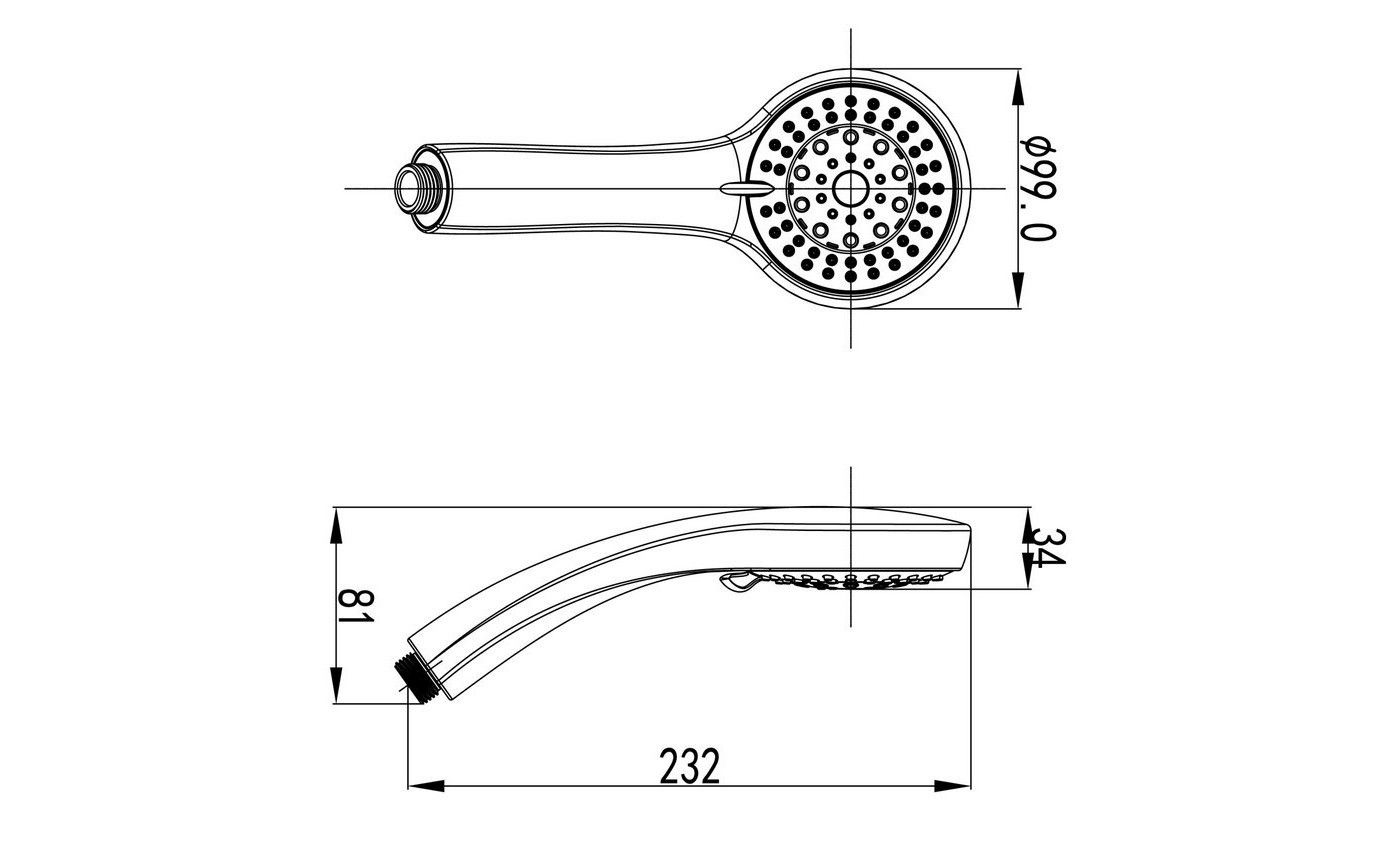 Приобрести lemark душевая лейка 5 режимов 99мм, хром lm8021c