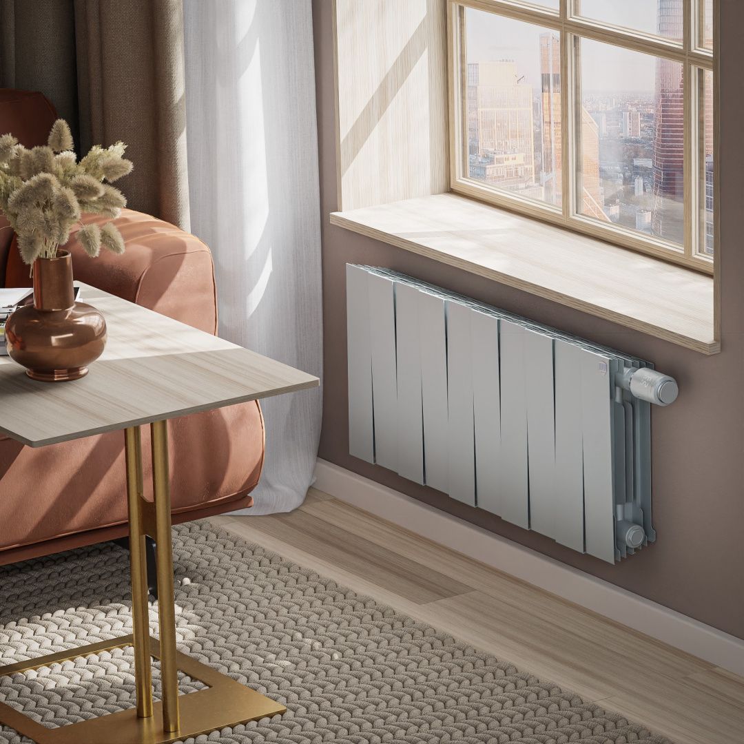 Приобрести royal thermo радиатор биметаллический pianoforte 300 /silver satin ( серебристый ) vdr - 10 секц.