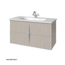 Caprigo Тумба с раковиной NOVARA 100 см, светло бежевый