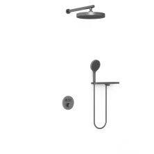 Vincea Встраиваемая душевая система Inspire, оружейная сталь VSFW-3I22MT2RGM