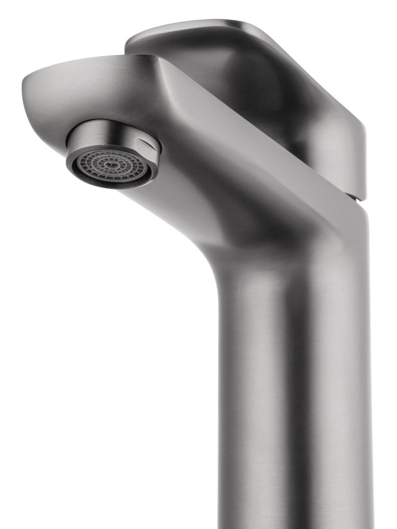 Приобрести смеситель для раковины wonzon & woghand line, темный графит (ww-a40732-bgg)