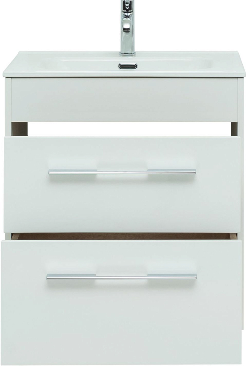 Приобрести aquanet тумба с раковиной августа 60 см, см, белая