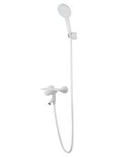 Смеситель для ванны с душем WONZON & WOGHAND CLICK, Белый матовый (WW-FE05L221-MW)