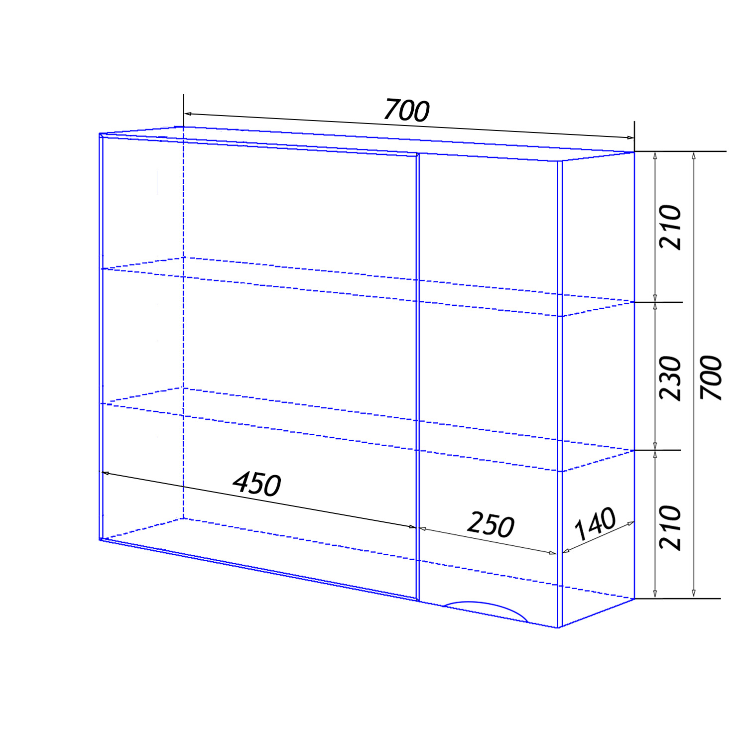 Приобрести loranto зеркало-шкаф santorini 70 70х70 см, правое, белое (cs00086998)