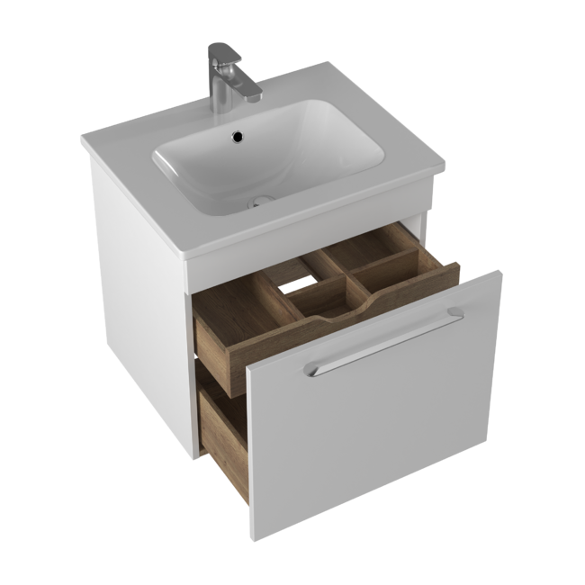 Приобрести briz тумба подвесная valencia 60 см, белая, т18-60