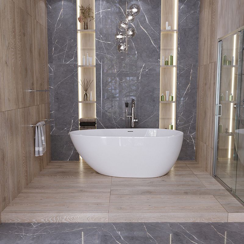 Приобрести grossman отдельностоящая ванна fly 170x80 см, белая gr-1102