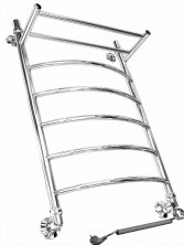 Двин Полотенцесушитель FR 500х600 мм, электрический с полкой , хром 4627199471006