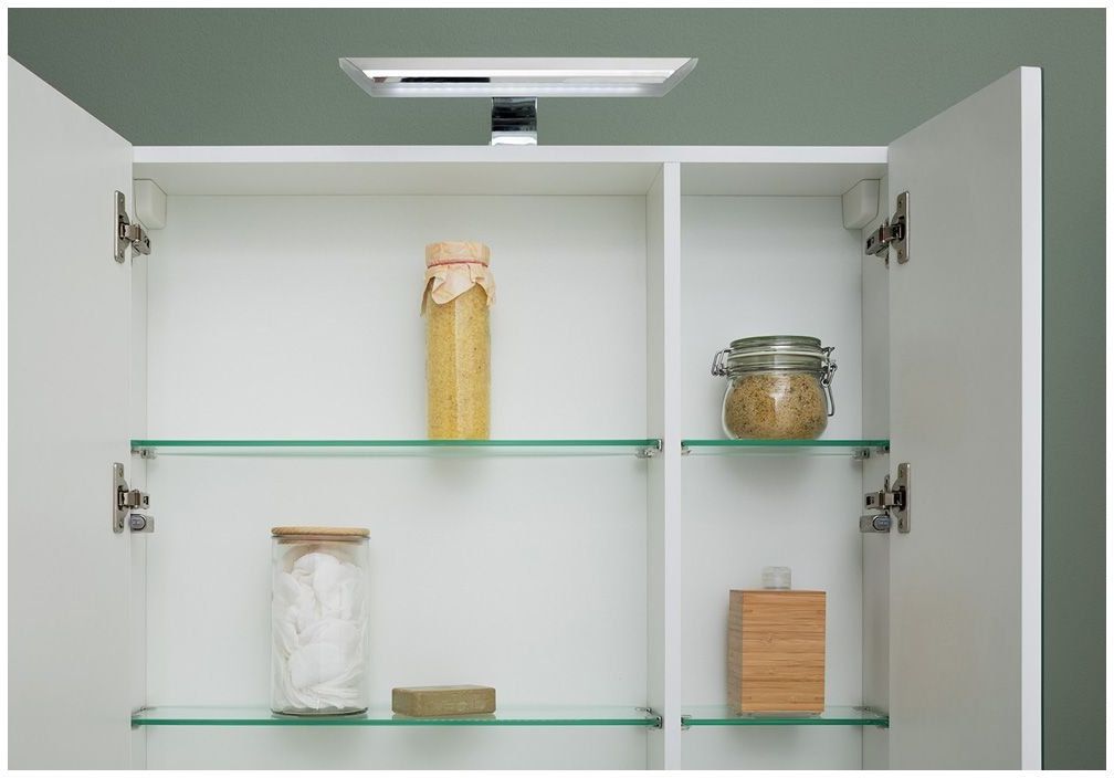 Приобрести aquanet зеркальный шкаф орлеан 80 см, белый