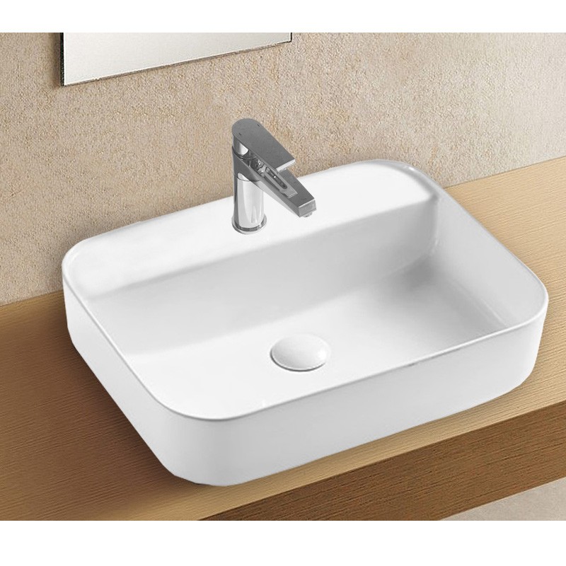 Приобрести azario раковина накладная 50,5х40 см, белая az-2231