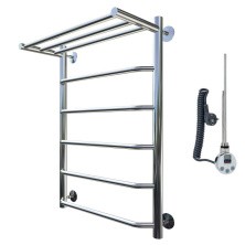 Тругор Электрический полотенцесушитель Браво П6 500х800 мм ТЭН1 с полкой, хром 00-00018677