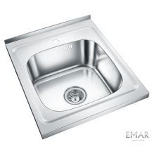 Emar Кухонная мойка 50х60 см, хром EMAR 5060L