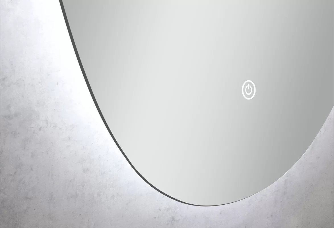 Приобрести continent зеркало с подсветкой voyage 70х100 см, белое