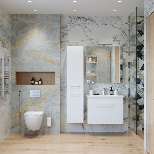 Приобрести briz тумба подвесная valencia 60 см, белая, т18-60