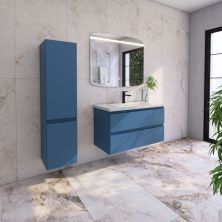 Caprigo Тумба с раковиной FORTE-Smalty 100 см, синяя, эмаль