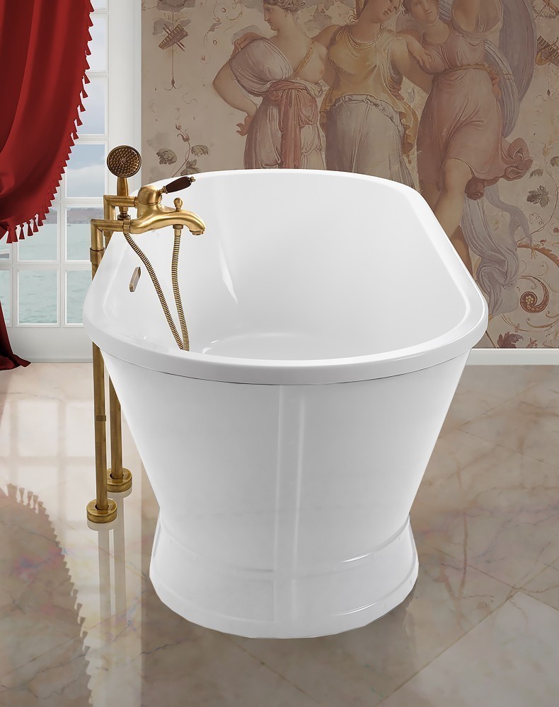 Приобрести ванна акриловая отдельностоящая belbagno 170х80 см, bb35