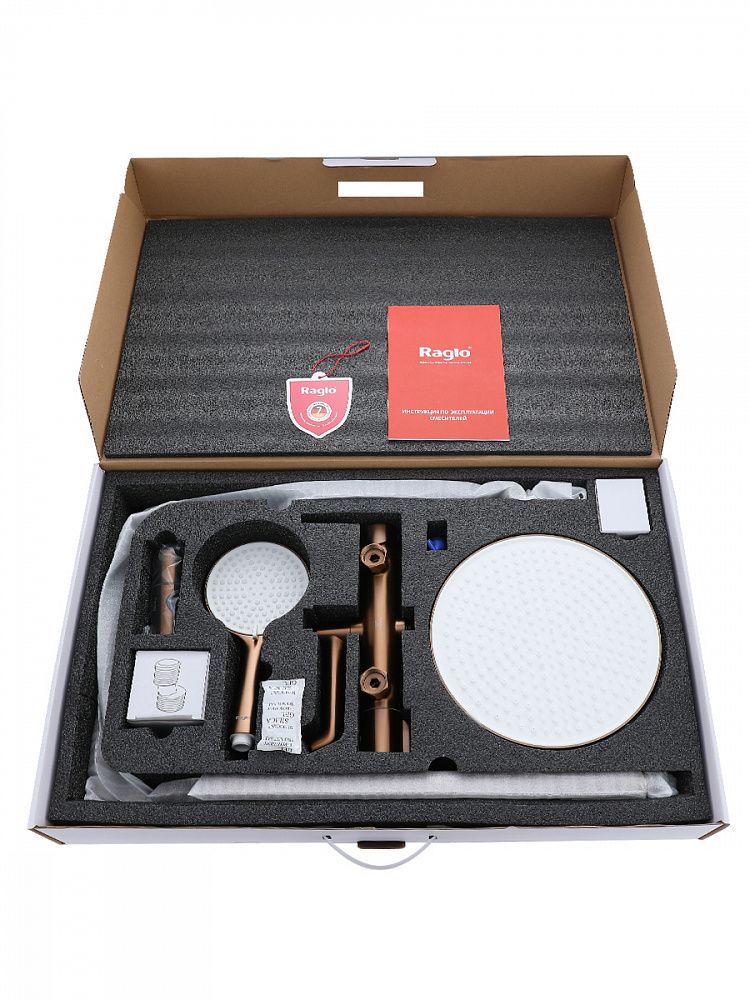 Приобрести raglo душевая система, медь r20.24.33