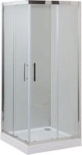 Aquanet Душевое ограждение Delta Cube NPE1142 100x100, прозрачное стекло