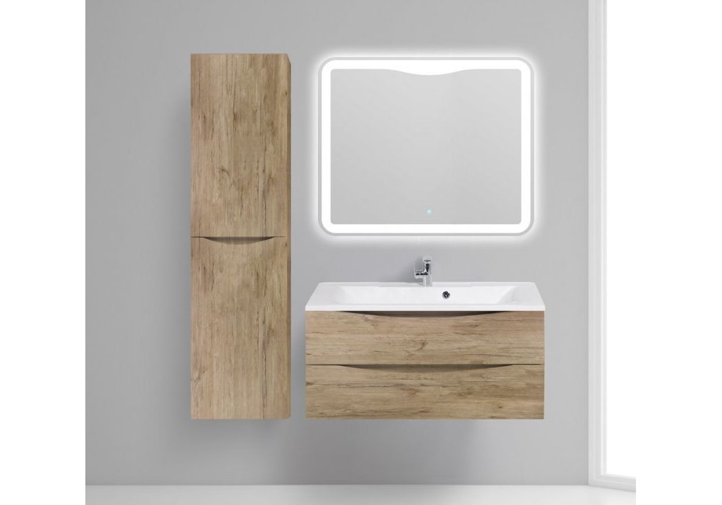 Приобрести пенал подвесной belbagno fly-marino-1500-2a-sc-rn-p-l 40 см, левый, rovere nature