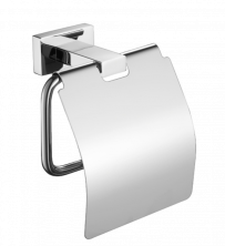 Держатель для туалетной бумаги с крышкой Vieir V5009 хром