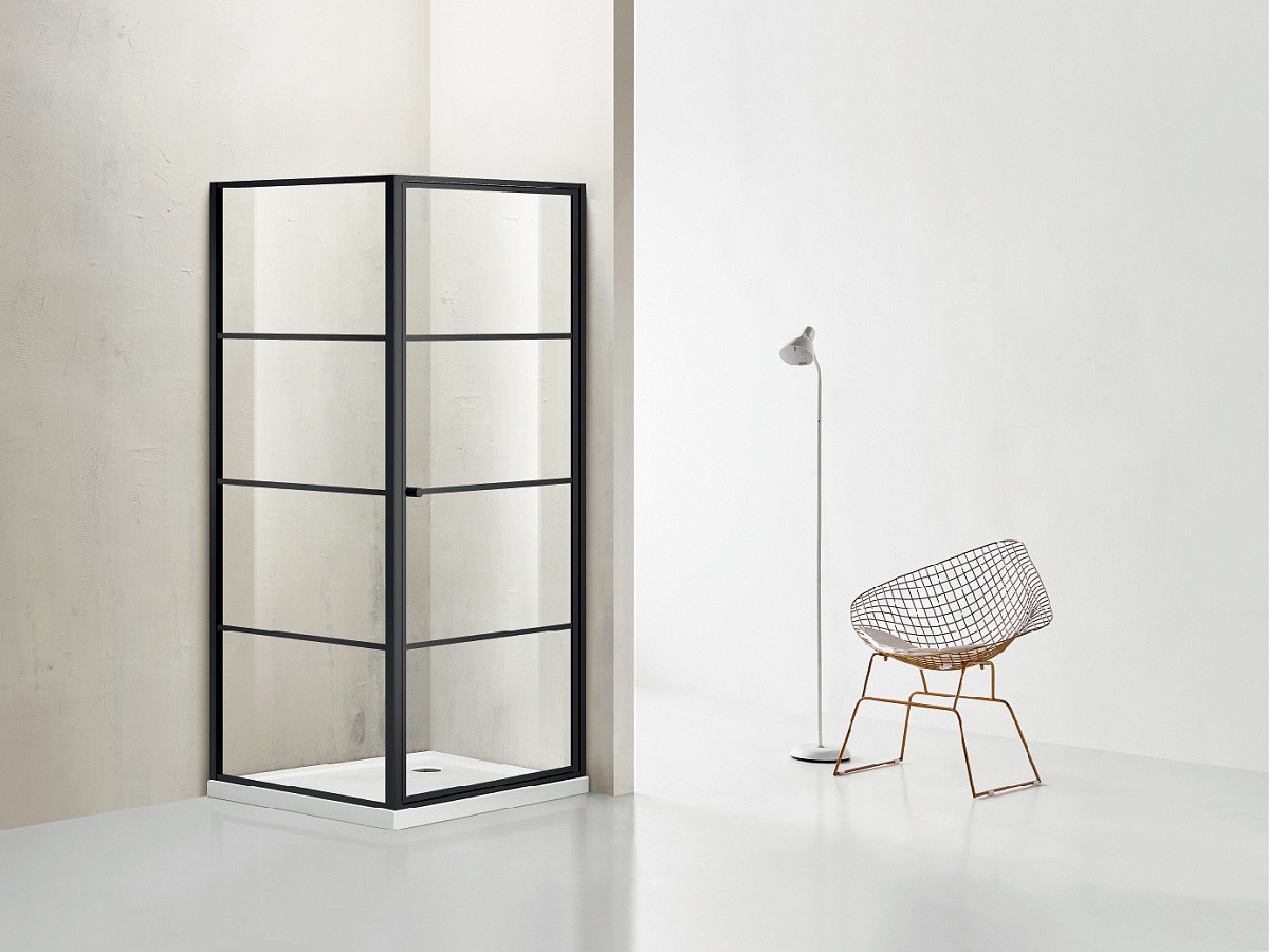 Приобрести душевое ограждение azario richmond 1000x1000x1950 см, без поддона, черное az- nag1221