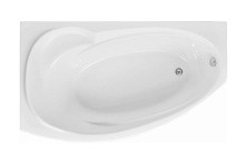 Aquanet Акриловая ванна Jersey 170x90 см, белая, левая