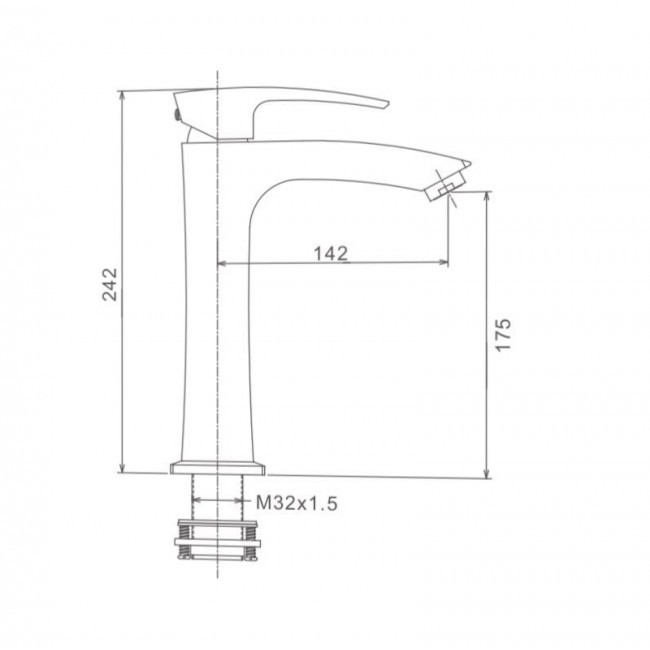 Приобрести gappo смеситель для раковины g1007-78, высокий, белый\хром 18134