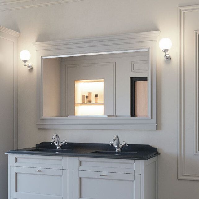 Приобрести caprigo зеркало greenwich 140 см, белое, эмаль