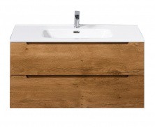 Тумба подвесная с раковиной BelBagno ETNA-1000-2C-SO-RN-P 100 см, Rovere Nature