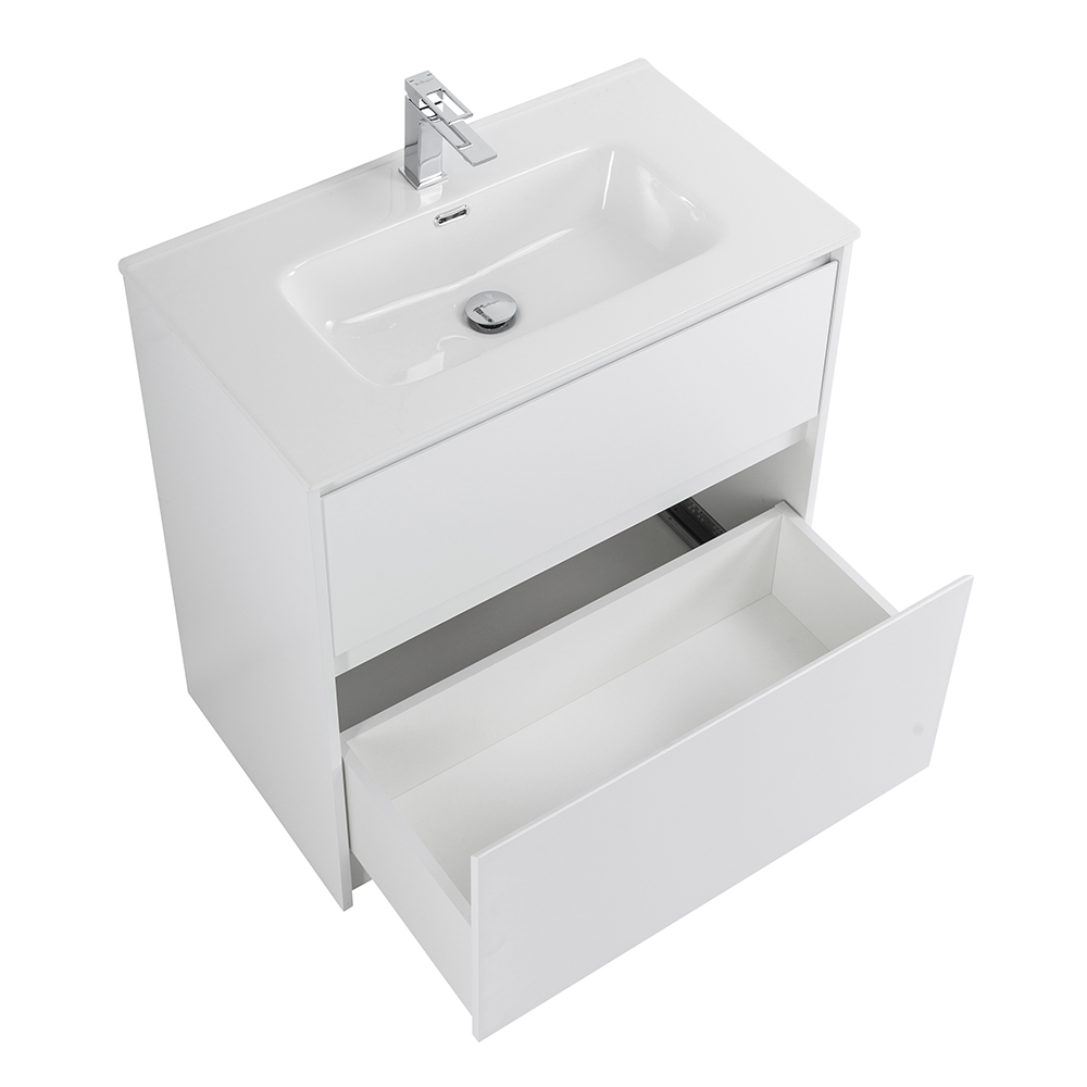 Приобрести belbagno тумба с раковиной kraft 80 см, напольная bianco opaco, раковина белая bb800etl